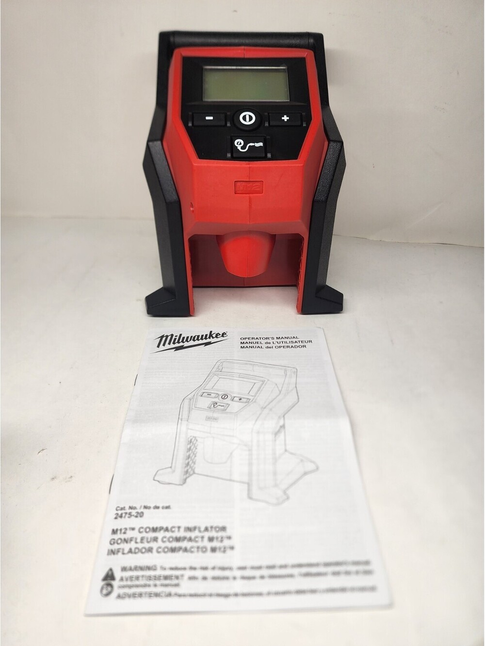 Milwaukee 2475-20 M12 12 Volt Cordless Compact Inflator